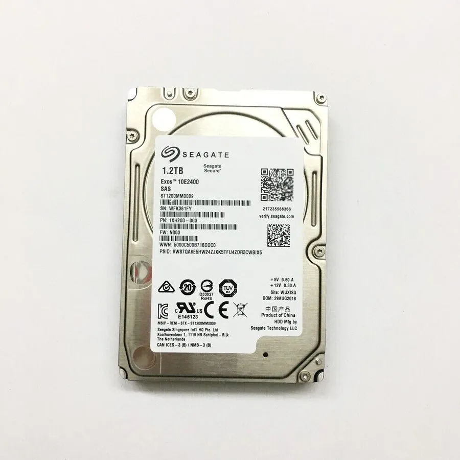 Жёсткий диск Dell ST1200MM0009 1.2TB 2.5" 12Gb/s 128MB 10K RPM SAS HDD Dell P/N: