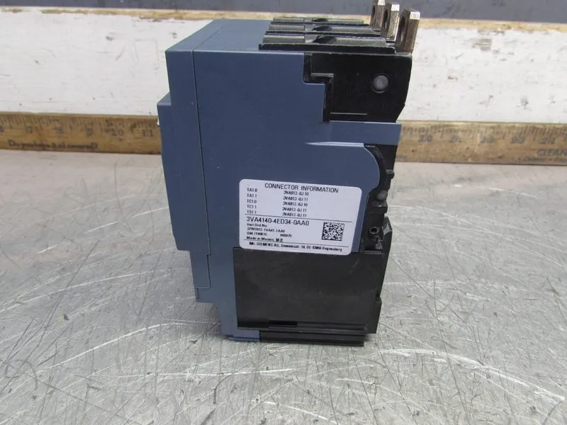 Автоматический выключатель Siemens 3VA4140-4ED34-0AA0 Circuit Breaker 40A 600Vac — фото лота 4