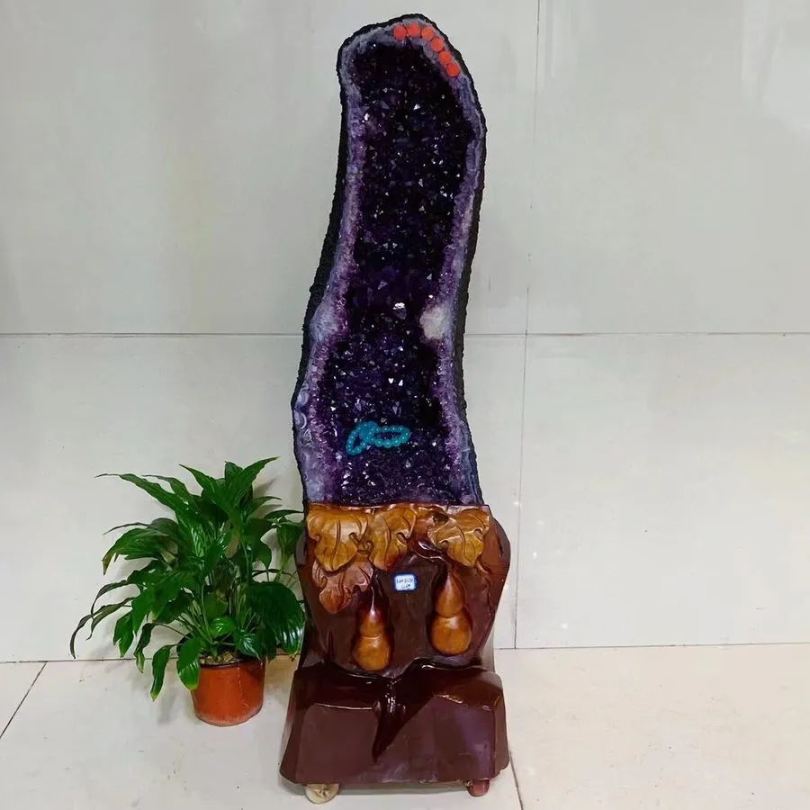 Лабораторный прибор 123.2LB TOP Natural Amethyst geode quartz crystal Furnishing