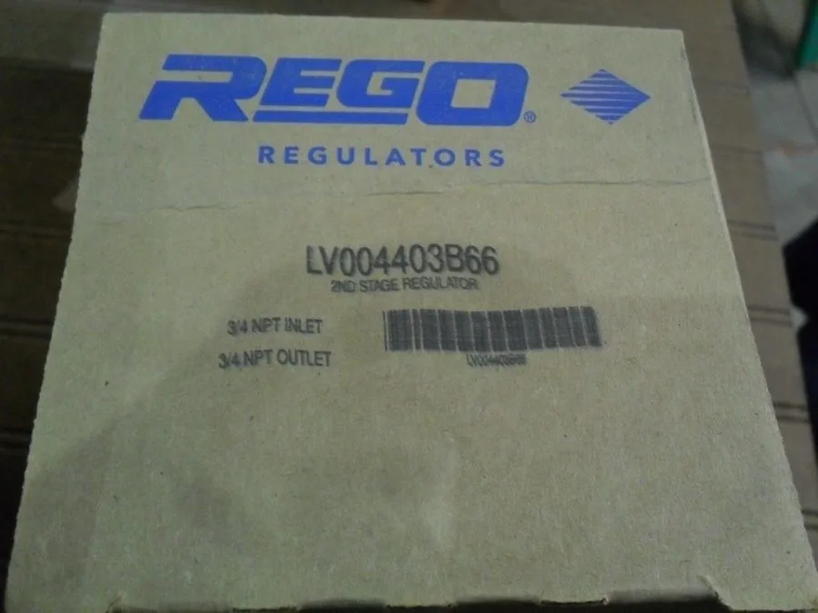 Трубопроводная арматура Rego LV004403B66 2nd Stg Gas Regulator 3/4" X 3/4" 935K 
