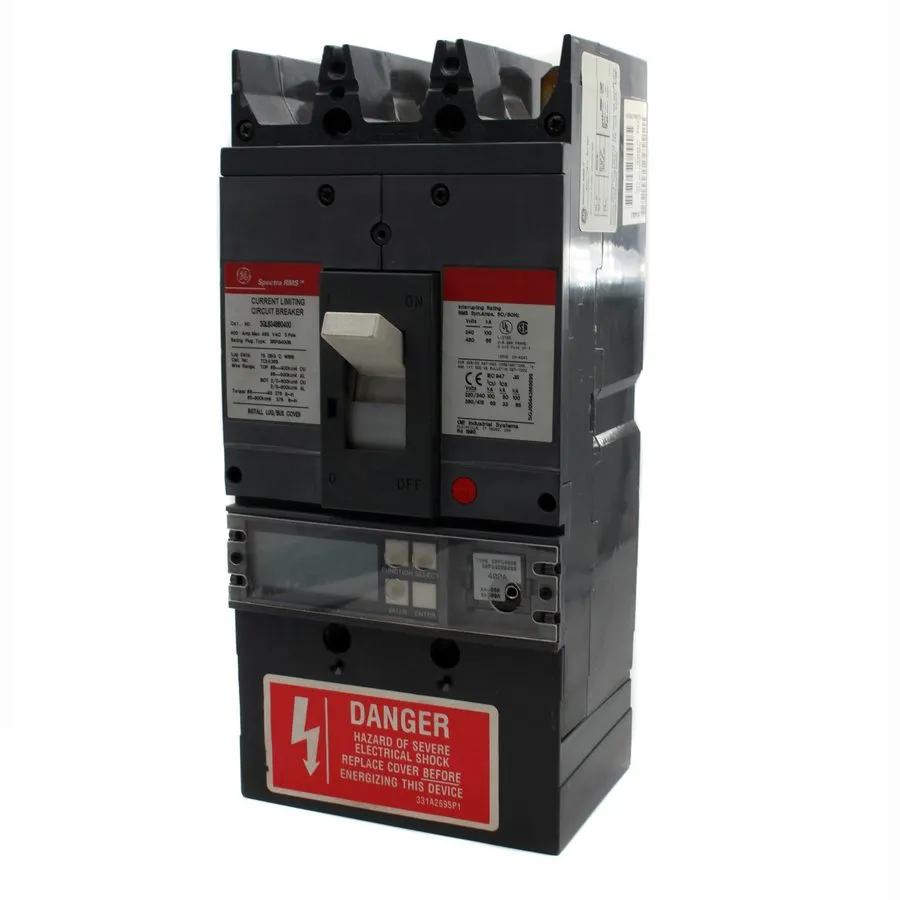 Автоматический выключатель GE SGLB34BB0400 CIRCUIT BREAKER, DIGITAL TRIP UNIT, 4