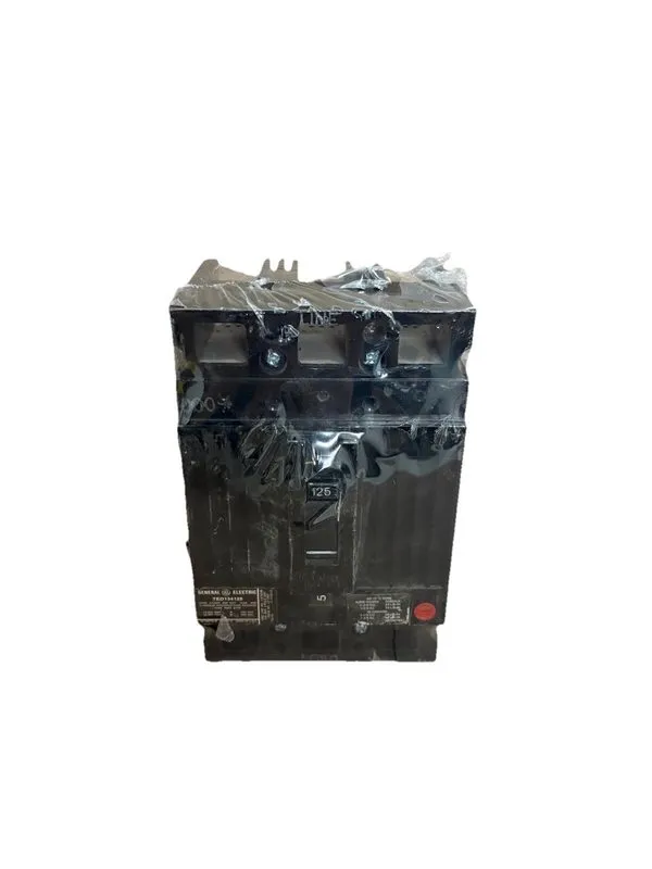 Автоматический выключатель GE TED TED134125 3 Pole 125 Amp 480v Black Circuit Br — фото лота 1