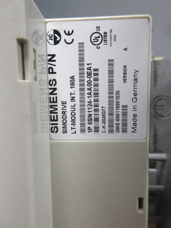 Сервоусилитель 6SN1124-1AA00-0EA1 SIEMENS SIMODRIVE 611 Power Module
