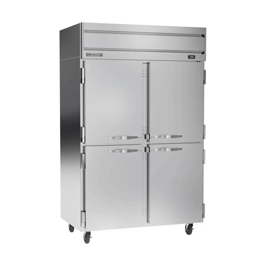 Морозильный шкаф Beverage Air HFPS2HC-1HS 52" 4-Half Solid Door Reach-In Freezer — фото лота 1
