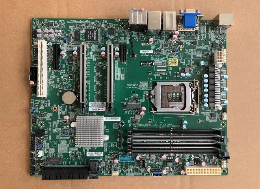 Сервер Supermicro Engineteh BIOS X11SCA-F 英特尔 C246 单插槽 LGA-1151 主板