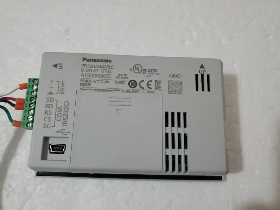 Панель оператора PANASONIC HMI OPERATOR INTERFACE PANEL AIG02MQ03D — фото лота 2