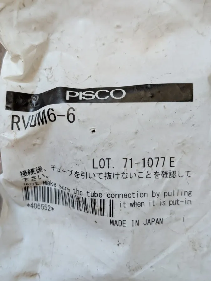 Трубопроводная арматура PISCO Pressure Regulator RVUM6-6 — фото лота 2