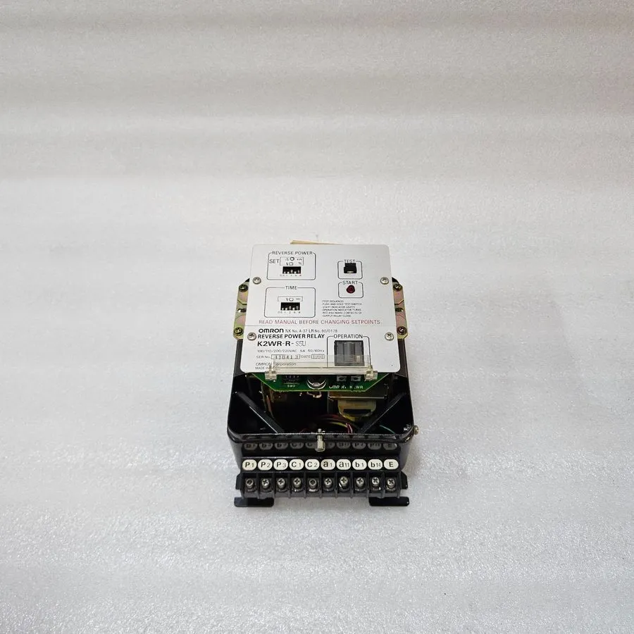 Реле защиты OMRON K2WR-R-S5U REVERSE POWER RELAY GENERATOR PROTECTION RELAY 40KW — фото лота 2