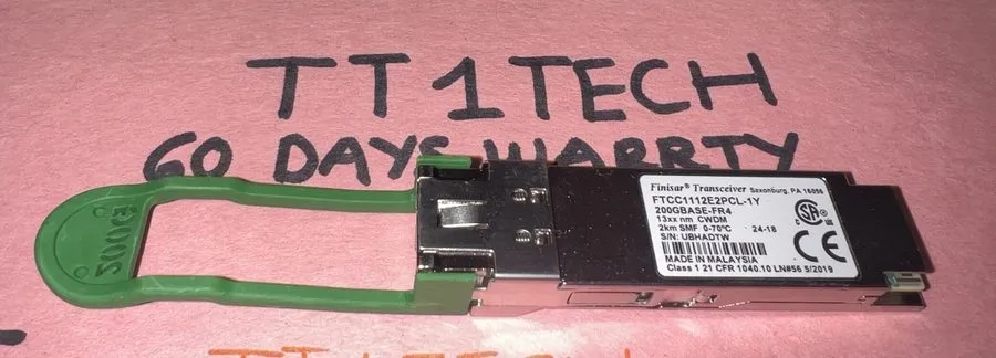 Трансивер Finisar 200GBASE-FR4 QSFP56 SMF LC 13xxnm 3KM Optic transceiver FTCC11