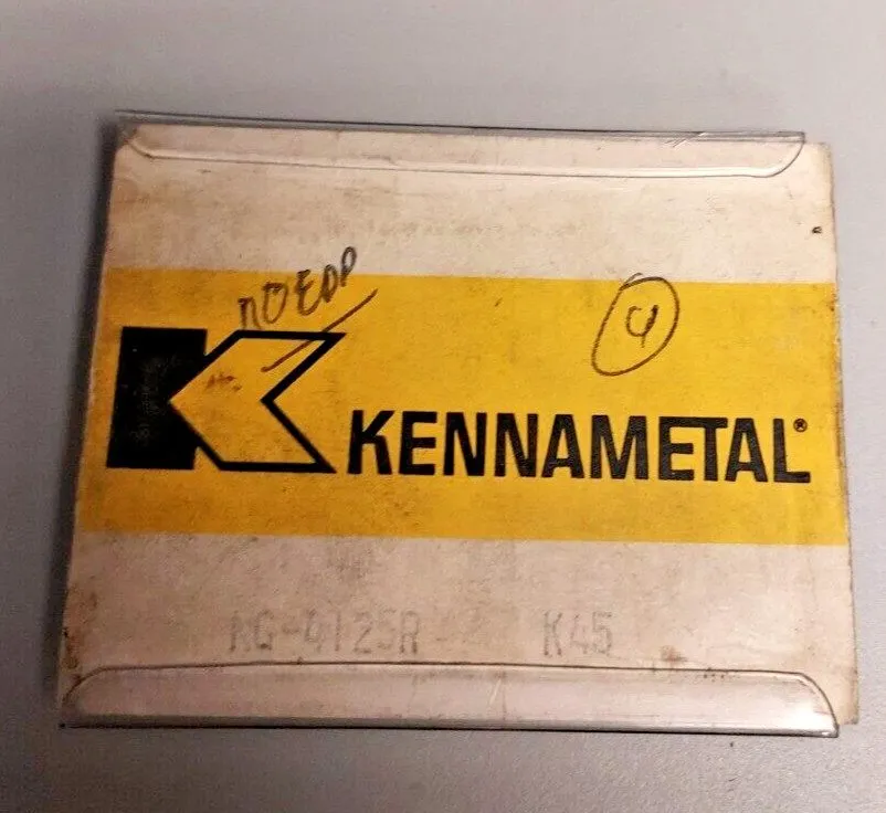 Режущий инструмент Kennametal: Grooving Insert- NG-4125R, K45, 4 Pack