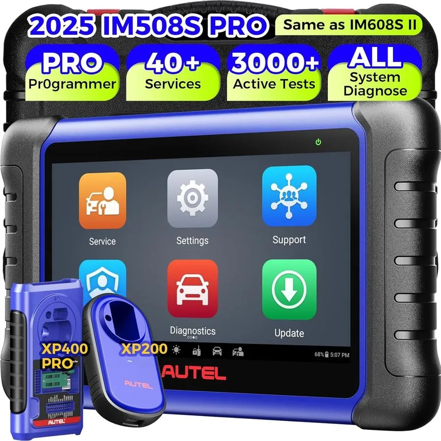 Диагностический сканер 2026 Autel MaxiIM IM508S IMMO Key Programming Tool All Sy — фото лота 1