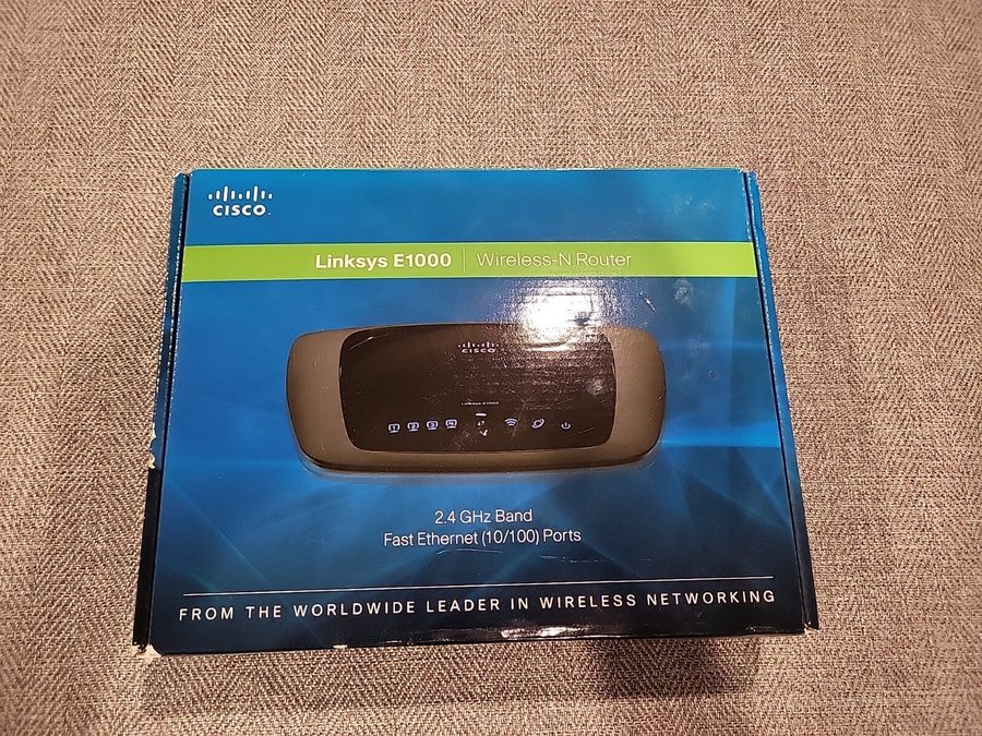 Маршрутизатор Cisco Linksys E1000 Wireless-N Router 300Mbps 4-Port WiFi Home Net — фото лота 1