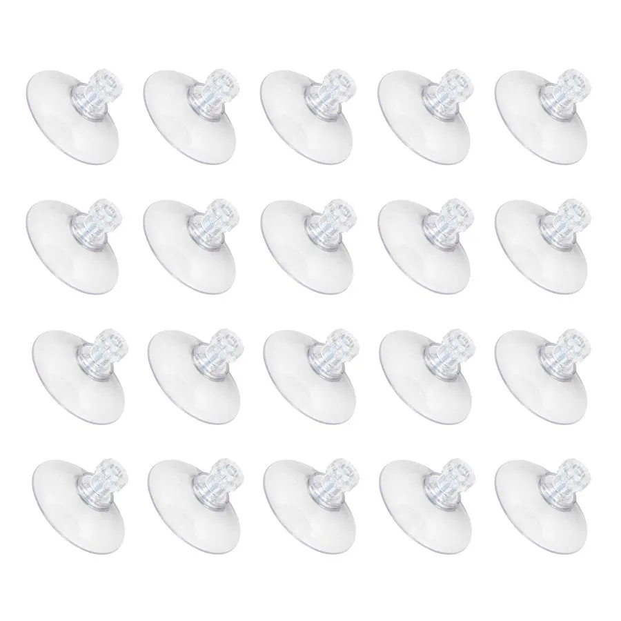 Вакуумная присоска Screw Suction Cup, 1.61" Suction Cups Clear PVC with M5x10mm 