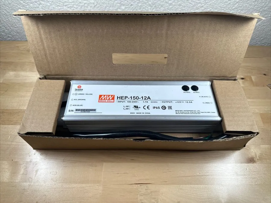 Блок питания Mean Well HEP-150-12A 150W 12V DIN Rail Power Supply — фото лота 1