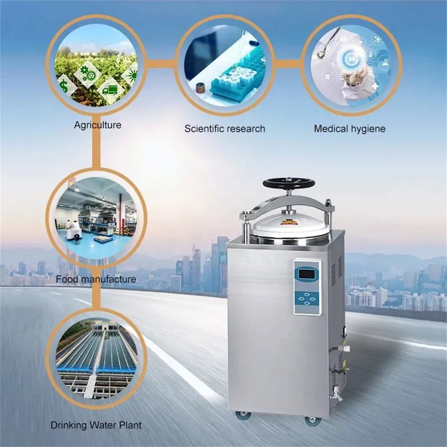 Стерилизатор 75L Dental Lab Autoclave Steam Sterilizer Medical Sterilization Dry