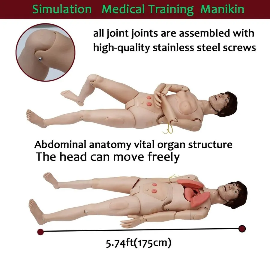 Медицинское оборудование 5.74ft Trauma Nursing Manikin with 8 Wound Modules, Pat — фото лота 2