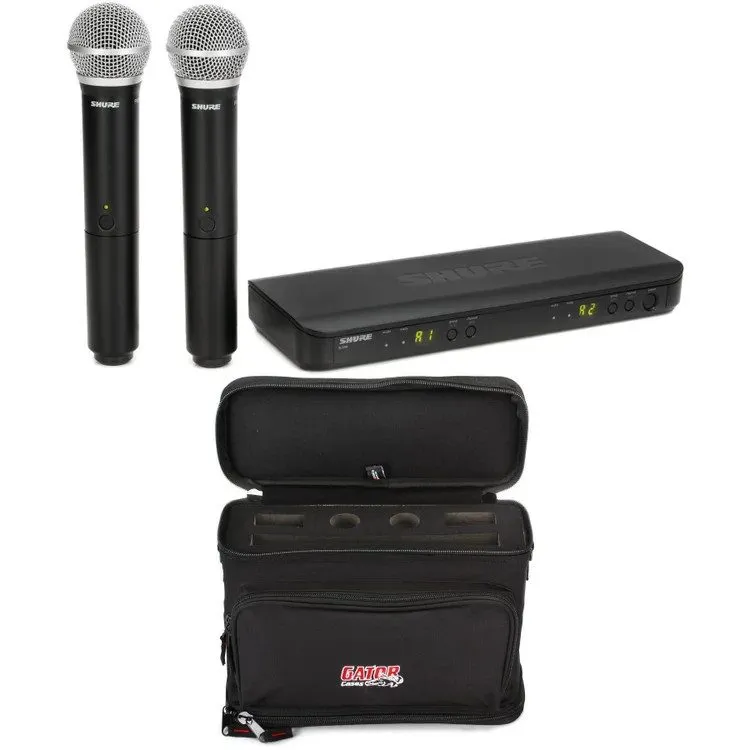 Радиосистема Shure BLX288/PG58 Dual-Channel Wireless Handheld Microphone 542-572