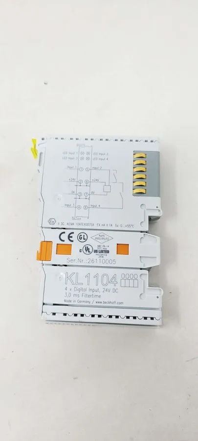 Модуль ввода-вывода LOT BECKHOFF KL1104 4X DIGITAL INPUT 24VDC