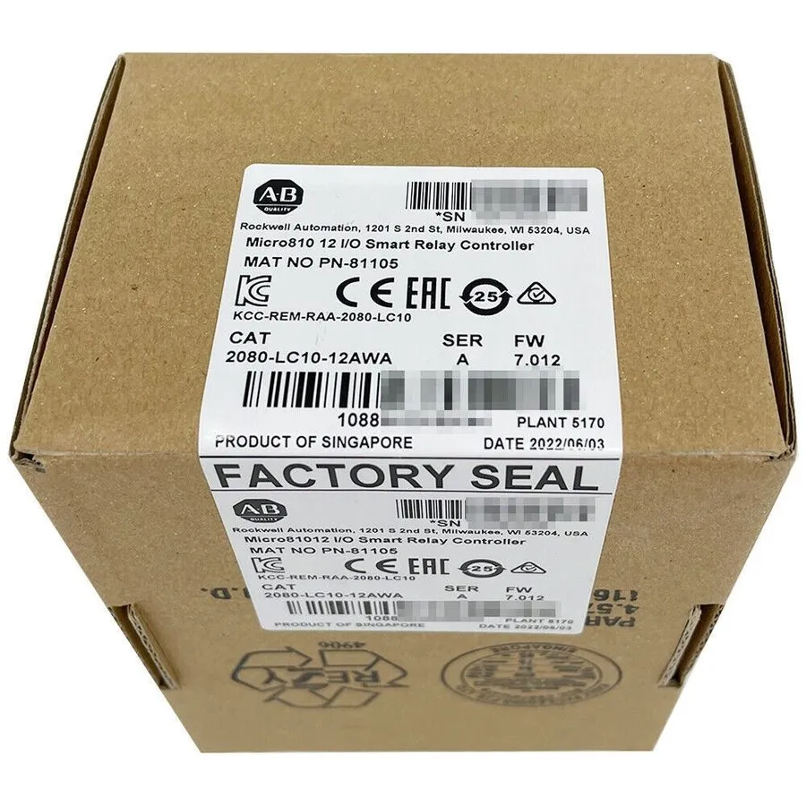 ПЛК Allen-Bradley 2080-LC10-12AWA Smart Relay Controller 100-240VAC