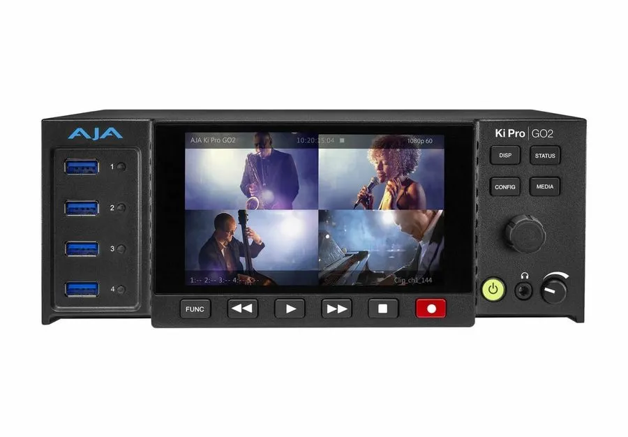 Рекордер AJA KI-PRO-GO2 Multi-Channel HD H.264 AVC / H.265 HEVC Recorder/Player — фото лота 1