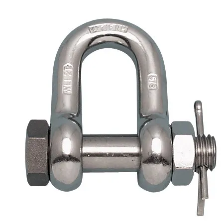 Такелажная скоба STAINLESS BOLT ANCHOR SHACKLE FS 1/4" 316-NM USA