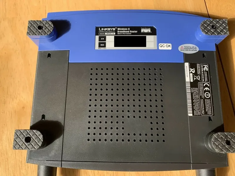 Маршрутизатор Linksys WRT54G-TM Wireless-G Broadband Router with 4-Port Switch