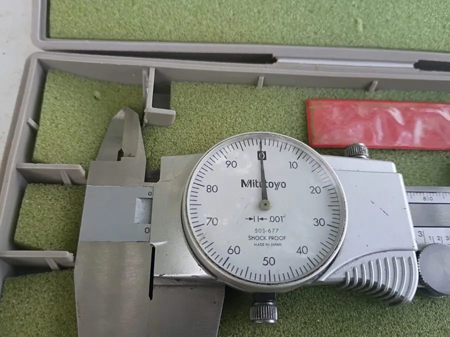 Штангенциркуль Mitutoyo 12" Dial Caliper (Japan) + Mitutoyo 18" Machinist Rule S — фото лота 2