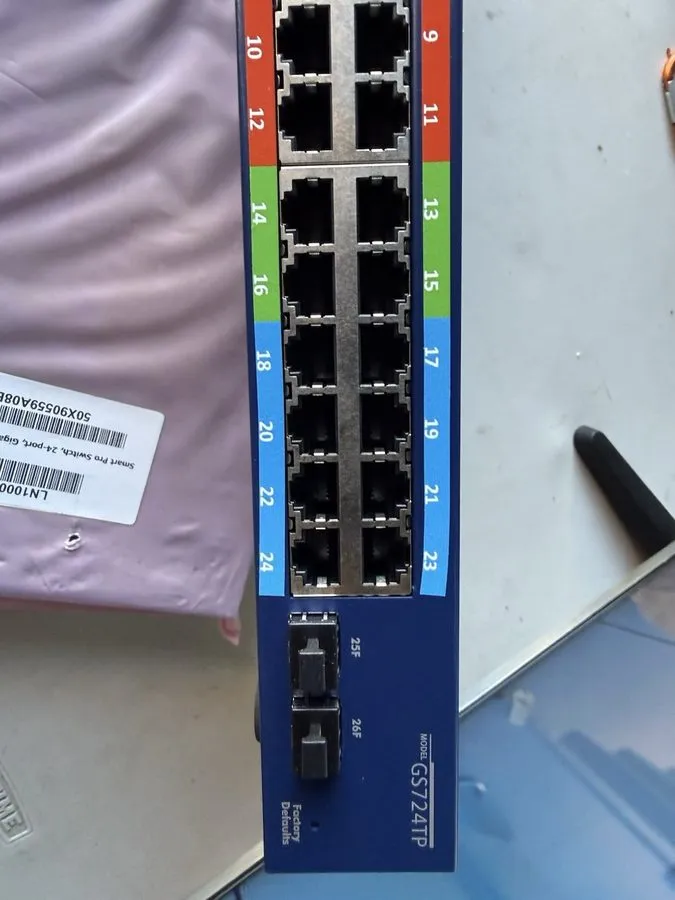Коммутатор NETGEAR Prosafe GS724TP v2 24 Port Gigabit Managed Switch with PoE