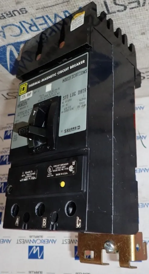 Автоматический выключатель Square D KA36225 I-Line Circuit Breaker 225 AMP 600 V