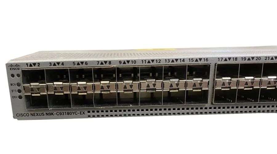 Коммутатор Cisco Nexus N9K-C93180YC-EX 48-Port 10/25GbE SFP28 Network Switch — фото лота 2