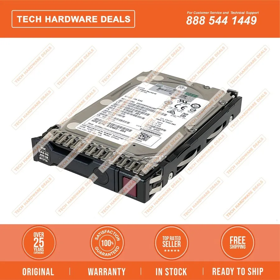Жёсткий диск 876936-002 0 Hours BULK HPE 1.2TB SAS 12G 10K SFF SC DS HDD