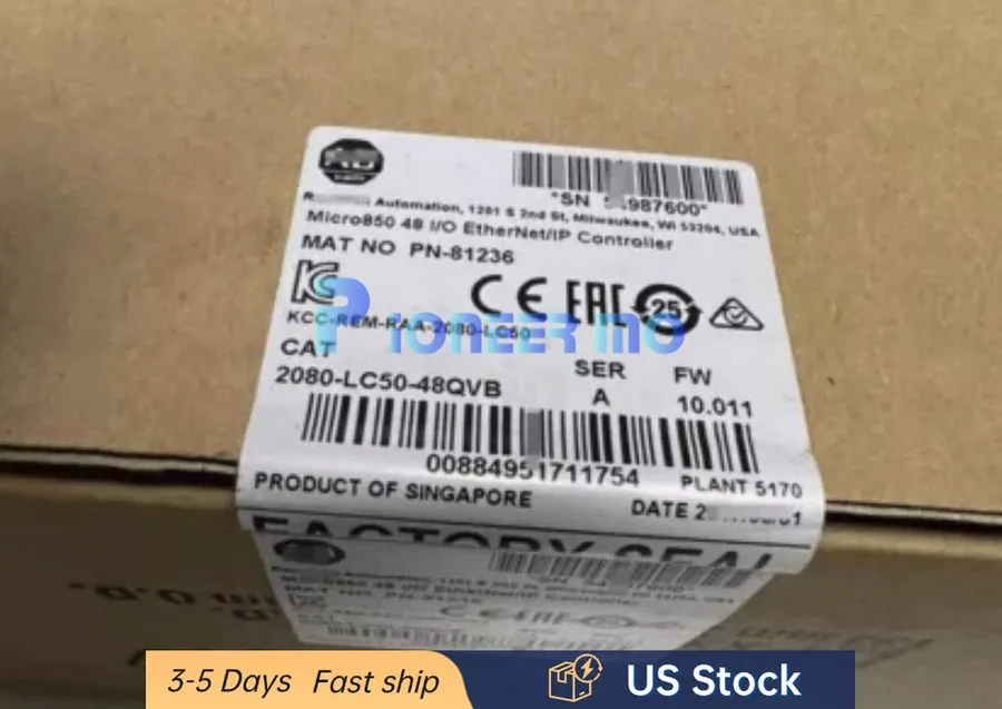 ПЛК Allen Bradley 2080-LC50-48QVB Micro850 48 I/O EtherNet/IP Controller