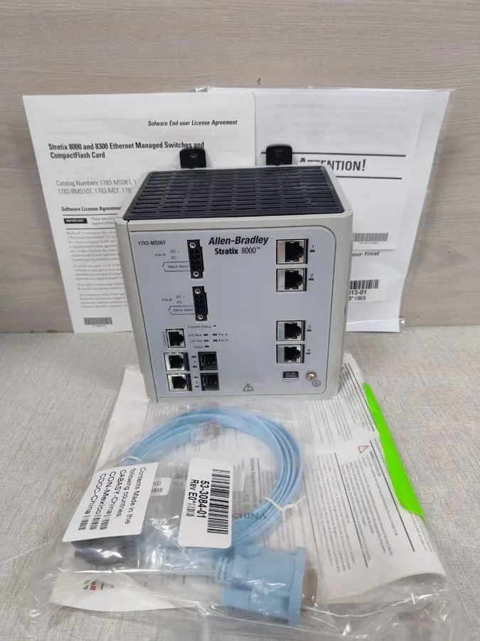 Коммутатор Allen Bradley STRATIX 8000 Ethernet Managed Switch 1783-MS06T / PN-16