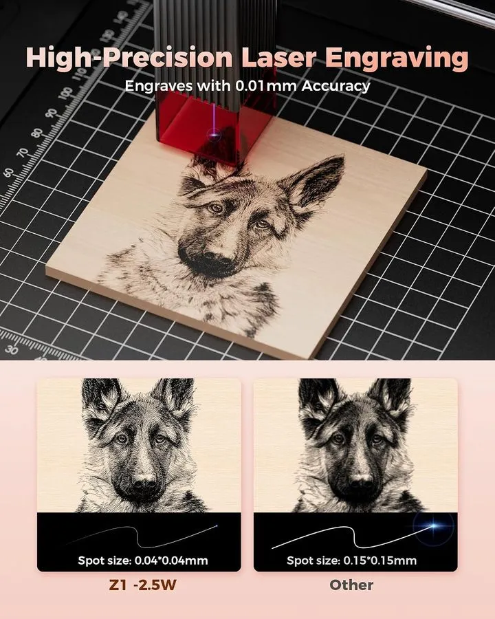 Лазерный гравёр K1 3500mW Laser Engraver 150x150mm Desktop Laser Cutter