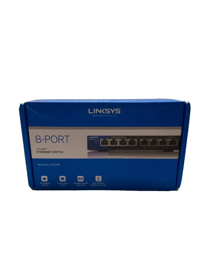 Коммутатор Linksys SE3008 8-Port Gigabit Ethernet Desktop Switch