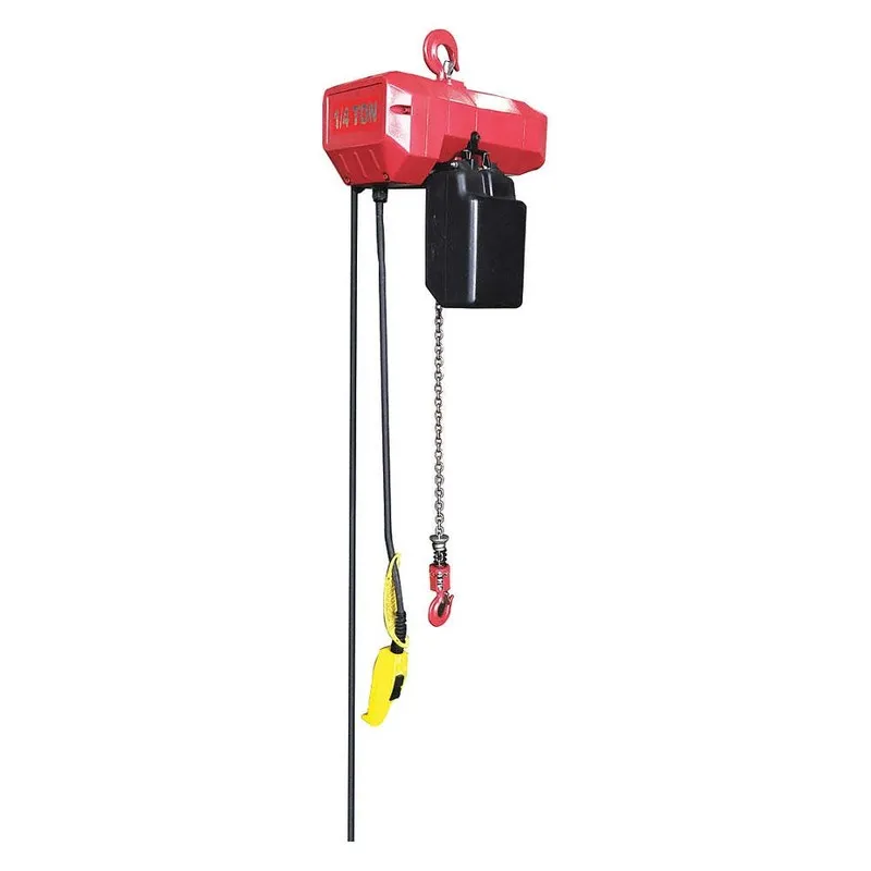Таль Dayton 452R53 Electric Chain Hoist, 500 Lb, 15 Ft, Hook Mounted No Trolley