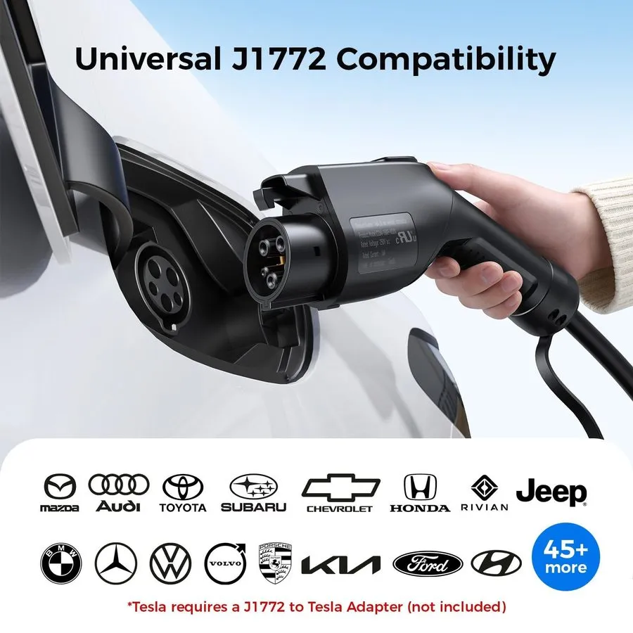 Аккумулятор 2026 Level 1&2 EV Charger, 8-16Amp, 25FT Cord, J1772 EV/PHEVs | NEMA