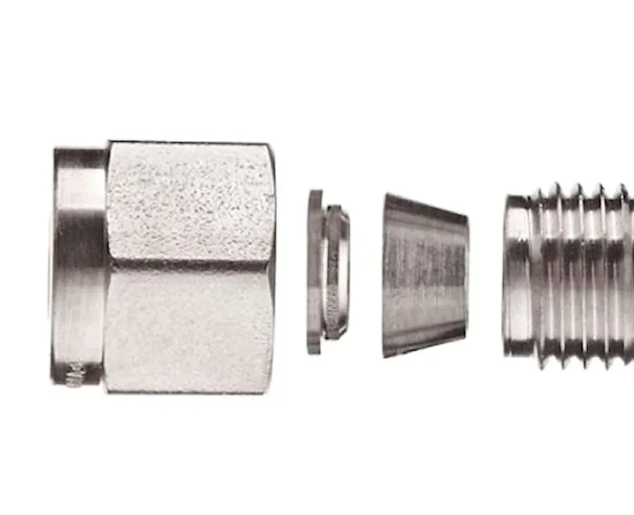 Фитинг Swagelok SS-400-9, 1/4in Stainless Steel Elbow Tube Fitting FNSP