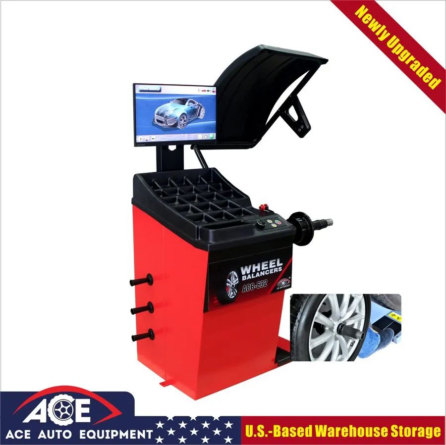 Балансировочный станок Tire Balancer Machine ACE-E32 Wheel Balancer ACE 3D Techn — фото лота 1