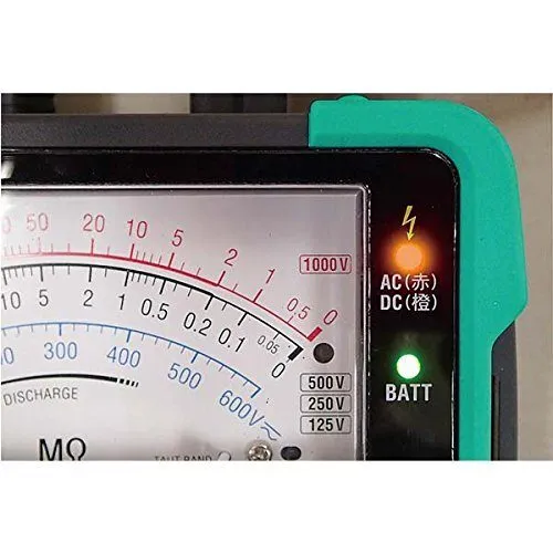Тестер KYORITSU ANALOG INSULATION TESTER(V/MΩ)125/200,250/200,500/200,1000/2000 