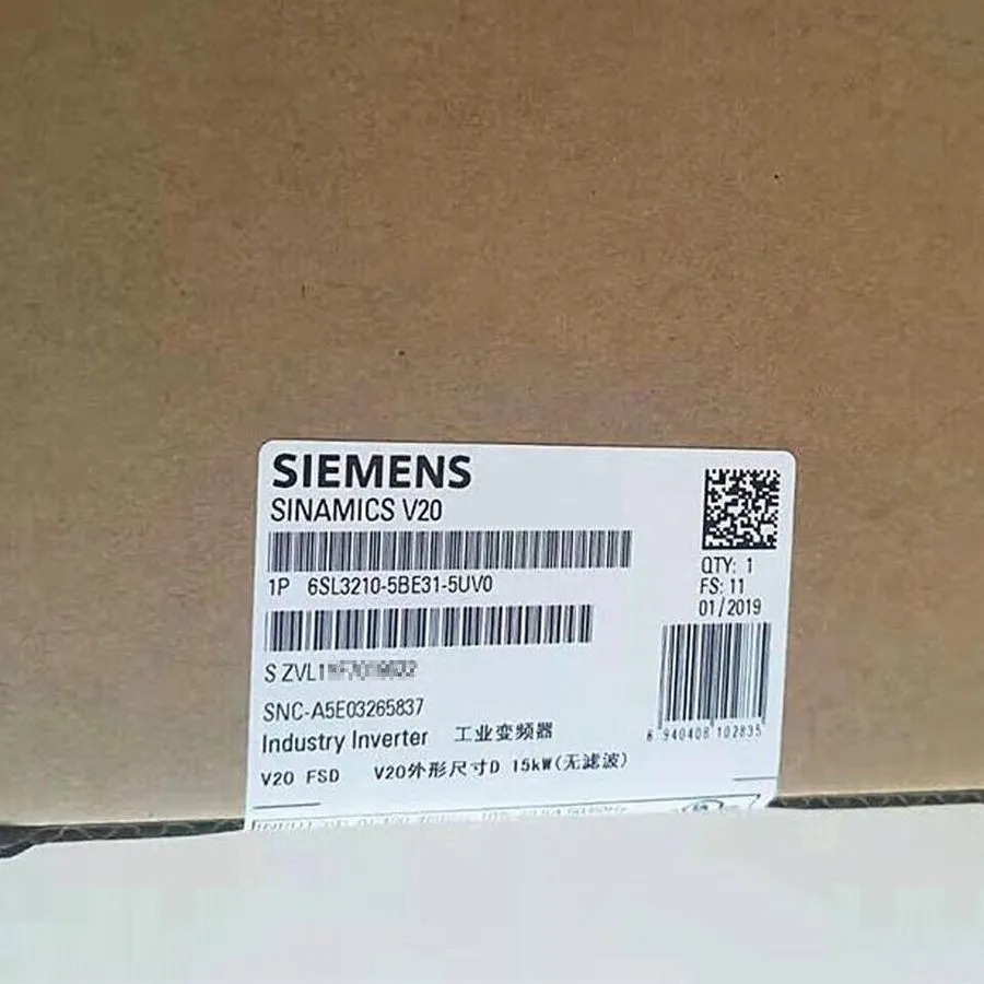 Частотный преобразователь 6SL3210-5BE31-5UV0 SIEMENS SINAMICS V20 Inverter
