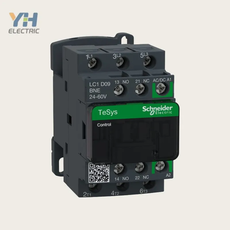 Контактор Schneider LC1D09BNE TeSys D contactor 3P 9A AC-3 up to 440V coil 24-60