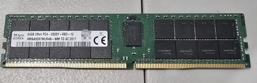 Модуль памяти 12x SK Hynix 64GB DDR4-2933 ECC RDIMM HMAA8GR7MJR4N-WM 768GB Serve — фото лота 1