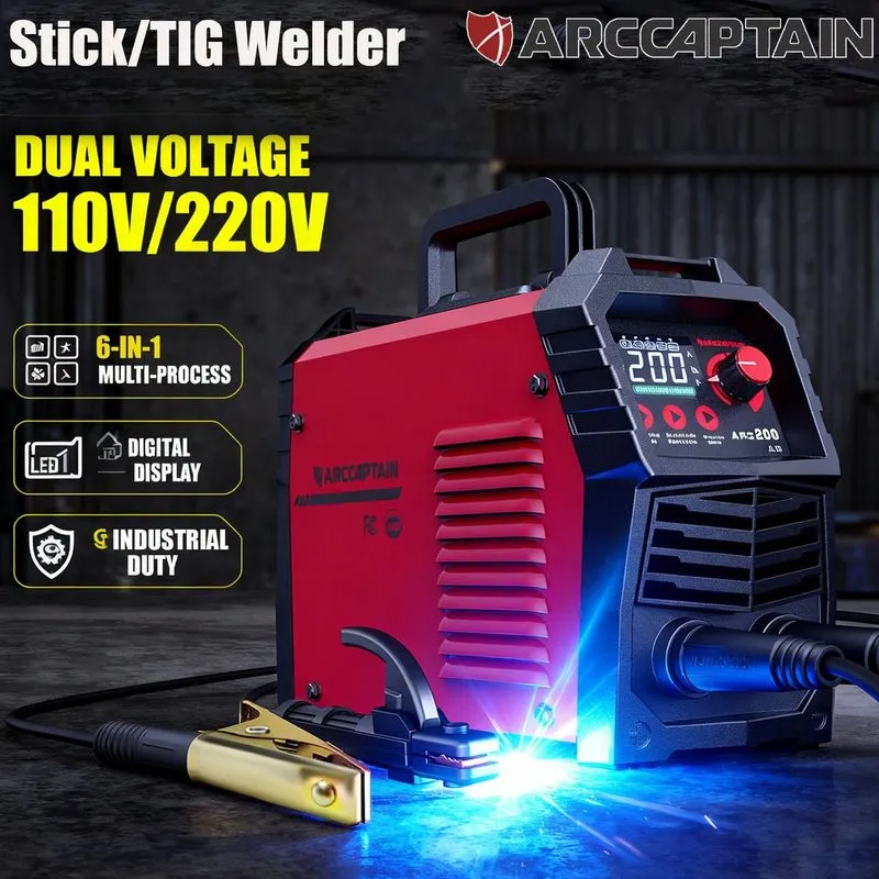 Силовой модуль IGBT 200A AC/DC TIG Welder with Pulse 110V/220V Aluminum Welder w — фото лота 2