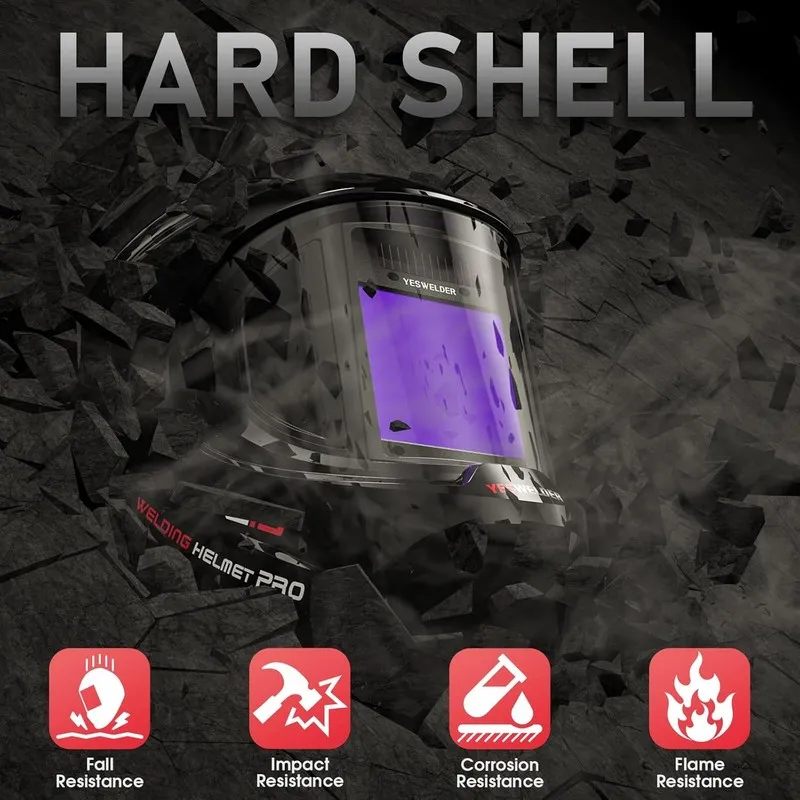 Сварочная маска True Color Auto Darkening Welding Helmet4/5-13 — фото лота 2