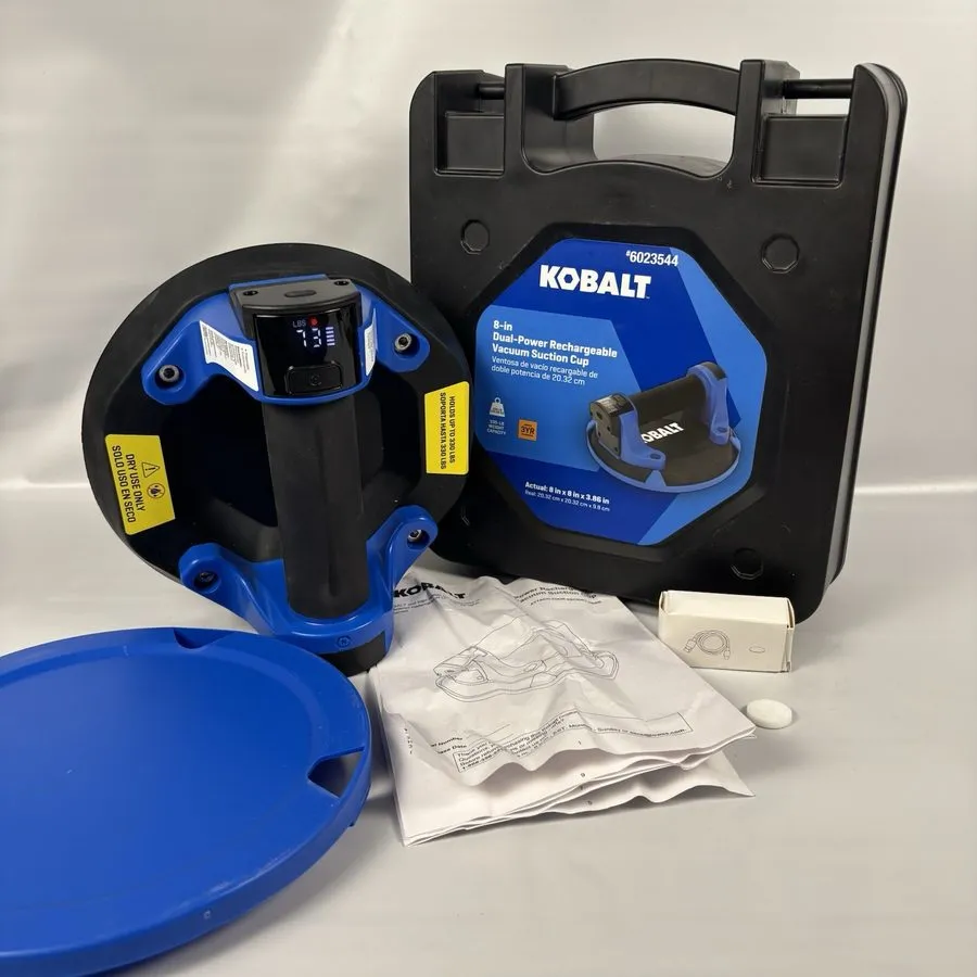 Вакуумная присоска (RI4) Kobalt 330lb 8in Plastic Tile Vacuum Suction Cup Rechar — фото лота 1