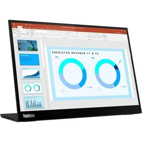 Монитор LENOVO THINKVISION M14d, 14" LCD, 2240x1400, 60Hz, USB-C wCABLE, 63AAUAR