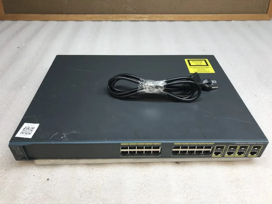 Коммутатор Cisco Catalyst 2960 WS-C2960G-24TC-L V03 Managed 24-Port Network Swii