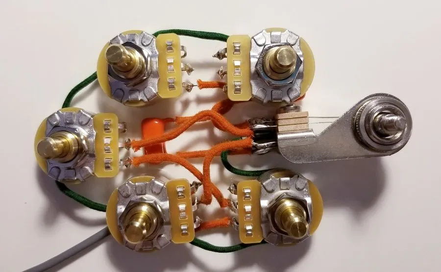 Жгут проводов Rickenbacker 330,340,360,620,660, 4005 5-Control Guitar Harness Mo