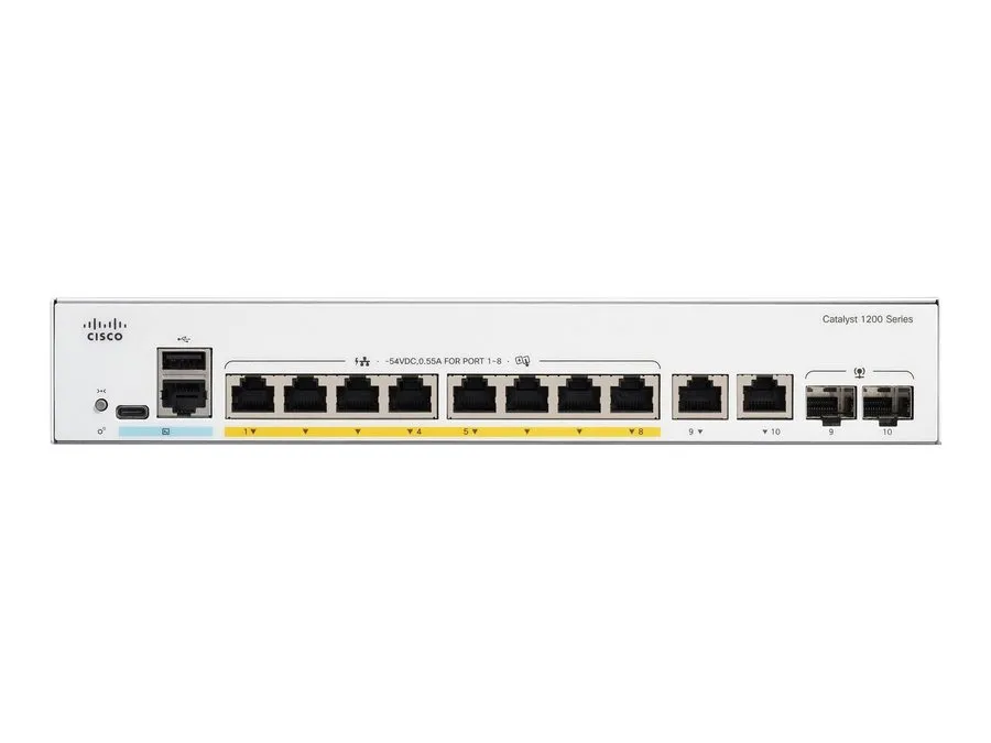 Коммутатор Cisco C1200-8FP-2G Switch